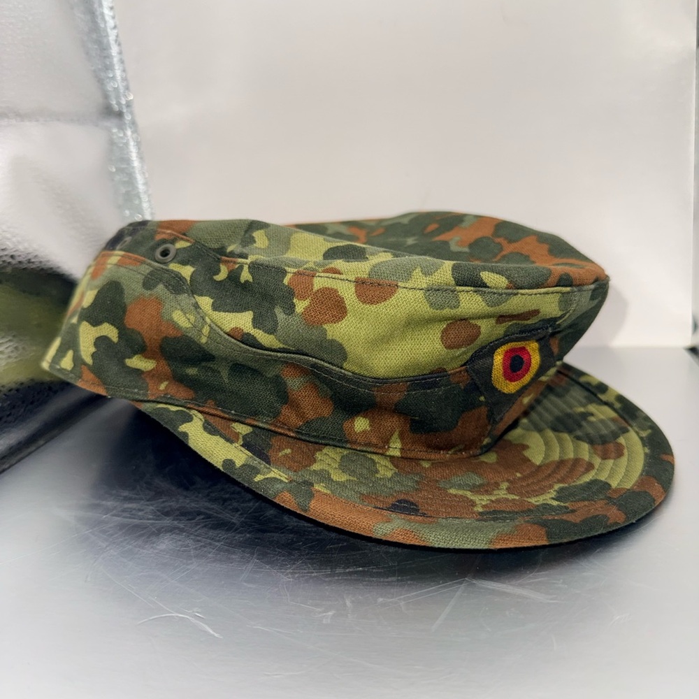 Vintage German Camouflage Military Cap